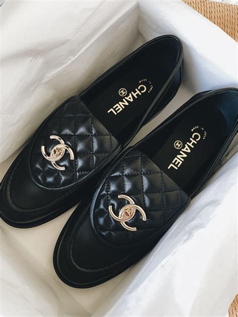 chanel white and black loafers|chanel loafers price.